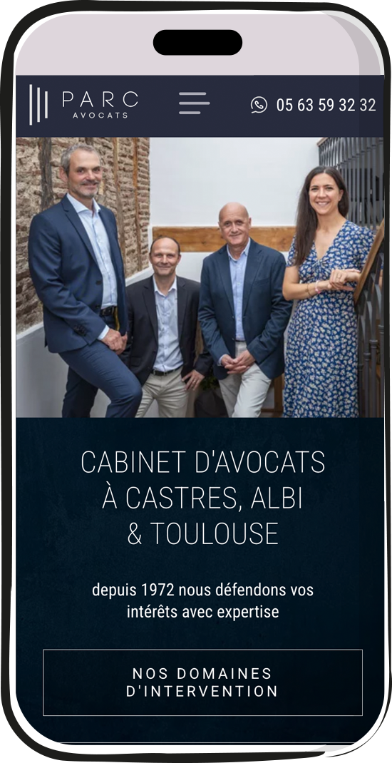 Équipe d’avocats du cabinet PARC Avocats